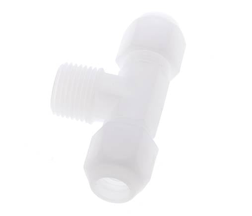 10x12 Mm&R1/2'' PP Tee En Forma De T Con Rosca Macho 10Bar/145Psi