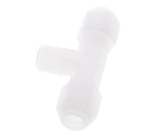 6x8 Mm&R1/4'' PP Tee En Forma De T Con Rosca Macho 10Bar/145Psi [2 Piezas]