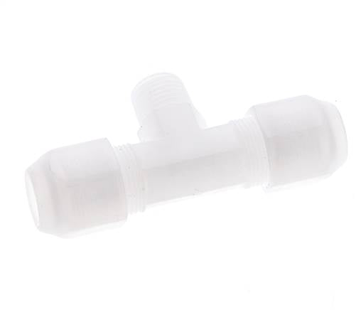 8x10 Mm&R1/4'' PP Tee En Forma De T Con Rosca Macho 10Bar/145Psi [2 Piezas]
