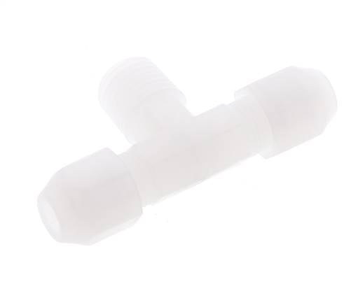 4X6 Mm&R1/4'' Pvdf Tee En Forma De T Con Rosca Macho 10Bar/145Psi