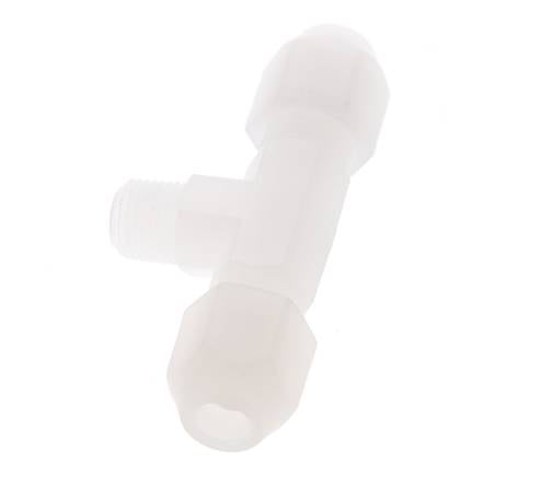 4X6 Mm&R1/8'' Pvdf Tee En Forma De T Con Rosca Macho 10Bar/145Psi