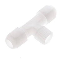 10x12 Mm&R1/2'' Pvdf Tee En Forma De T Con Rosca Macho 10Bar/145Psi