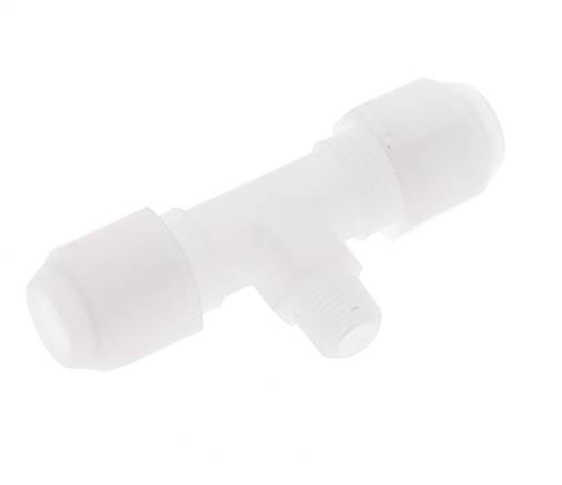 6x8 Mm&R1/8'' PP Tee En Forma De T Con Rosca Macho 10Bar/145Psi [2 Piezas]