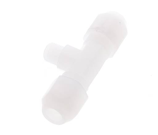 6x8 Mm&R1/8'' Pvdf Forma T Accesorio De Manguera Con Rosca Macho 10Bar/145Psi