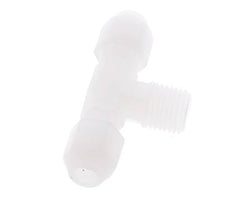 4X6 Mm&R1/4'' Pvdf Tee En Forma De T Con Rosca Macho 10Bar/145Psi