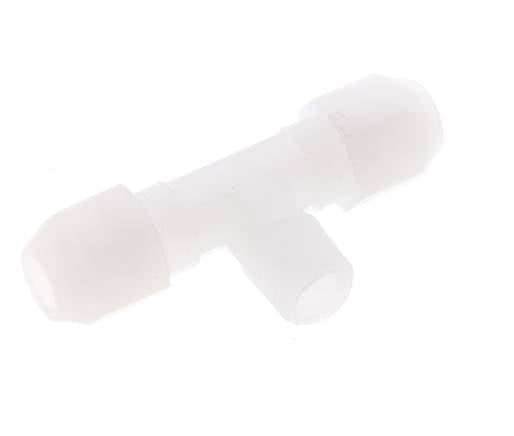 6x8 Mm&R1/4'' Pvdf T-Forma Tee Conexión De Manguera Con Rosca Macho 10Bar/145Psi