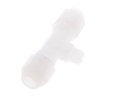 6x8 Mm&R1/8'' Pvdf Forma T Accesorio De Manguera Con Rosca Macho 10Bar/145Psi