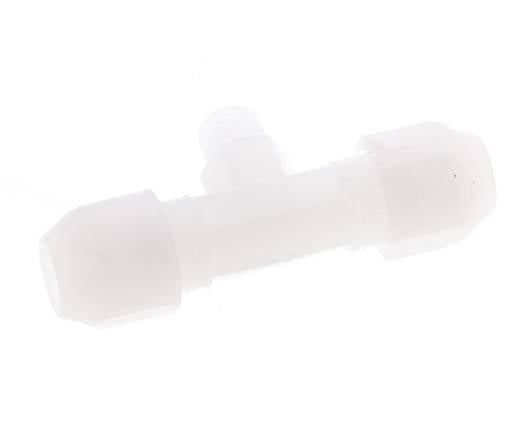 6x8 Mm&R1/8'' Pvdf Forma T Accesorio De Manguera Con Rosca Macho 10Bar/145Psi