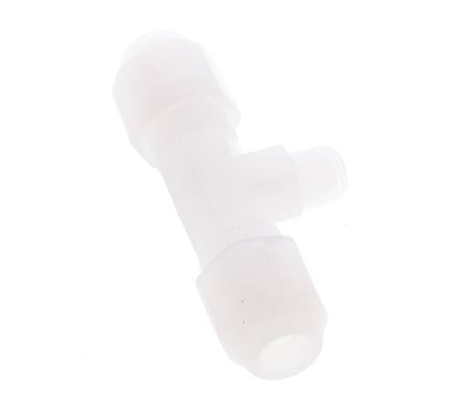 6x8 Mm&R1/8'' Pvdf Forma T Accesorio De Manguera Con Rosca Macho 10Bar/145Psi