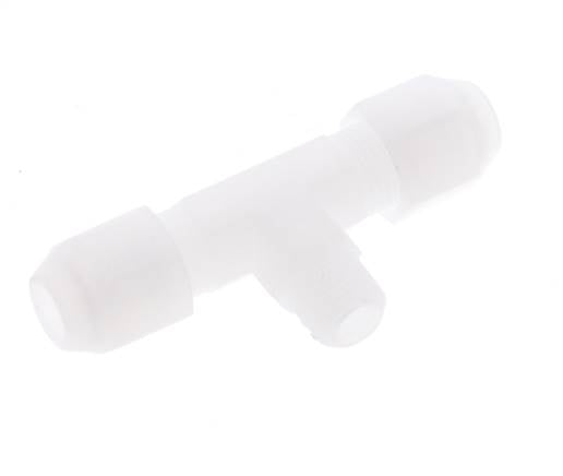 4X6 Mm&R1/8'' PP Conector En Forma De T Para Manguera Con Rosca Macho 10Bar/145Psi [2 Piezas]