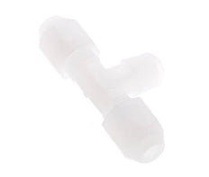 2X4 Mm&R1/8'' PP Forma T Tee Conector De Manguera Con Rosca Macho 10Bar/145Psi [2 Piezas]