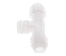 10x12 Mm&R1/2'' Pvdf Tee En Forma De T Con Rosca Macho 10Bar/145Psi