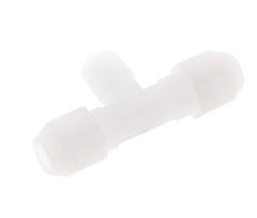 6x8 Mm&R1/4'' Pvdf T-Forma Tee Conexión De Manguera Con Rosca Macho 10Bar/145Psi