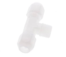 8x10 Mm&R3/8'' Pvdf Tee En Forma De T Con Rosca Macho 10Bar/145Psi