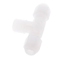4X6 Mm&R1/4'' Pvdf Tee En Forma De T Con Rosca Macho 10Bar/145Psi