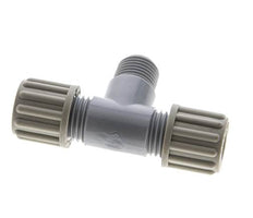 Accesorio de compresión en T de PA de 8x6mm y G1/4'' con rosca macho 10 bar [2 piezas]
