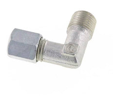 R 1/4'' Macho x 6L Codo de acero galvanizado de 90 grados 315 Bar DIN 2353