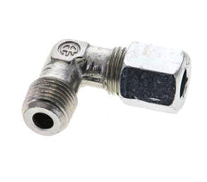 1/8'' NPT Macho x 6LL Codo de acero galvanizado de 90 grados Anillo de corte 100 Bar DIN 2353