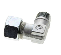 3/4'' NPT Macho x 20S Codo de acero galvanizado de 90 grados Anillo de corte 400 Bar DIN 2353