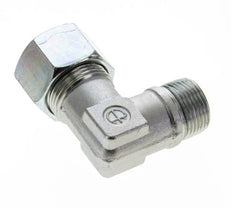 3/4'' NPT Macho x 20S Codo de acero galvanizado de 90 grados Anillo de corte 400 Bar DIN 2353