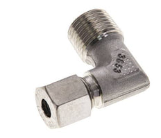 1/2'' NPT Macho x 8S Acero inoxidable Codo de 90 grados Anillo de corte 630 Barra DIN 2353