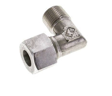 1/2'' NPT Macho x 14S Acero inoxidable Codo de 90 grados Anillo de corte 630 Barra DIN 2353