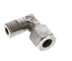 1/2'' NPT Macho x 14S Acero inoxidable Codo de 90 grados Anillo de corte 630 Barra DIN 2353