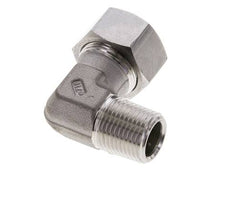 1/2'' NPT Macho x 18L Acero inoxidable Codo de 90 grados Anillo de corte 315 Barra DIN 2353