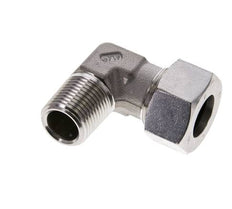 1/2'' NPT Macho x 18L Acero inoxidable Codo de 90 grados Anillo de corte 315 Barra DIN 2353