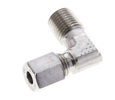 1/4'' NPT Macho x 6L Acero inoxidable Codo de 90 grados Anillo de corte 315 Barra DIN 2353