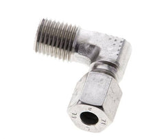 1/4'' NPT Macho x 6L Acero inoxidable Codo de 90 grados Anillo de corte 315 Barra DIN 2353