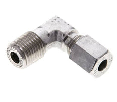 1/4'' NPT Macho x 6L Acero inoxidable Codo de 90 grados Anillo de corte 315 Barra DIN 2353