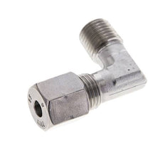 1/4'' NPT Macho x 6S Acero inoxidable Codo de 90 grados Anillo de corte 630 Barra DIN 2353