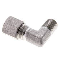 1/4'' NPT Macho x 8S Acero inoxidable Codo de 90 grados Anillo de corte 630 Barra DIN 2353