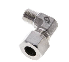 1/4'' NPT Macho x 12L Acero inoxidable Codo de 90 grados Anillo de corte 315 Barra DIN 2353