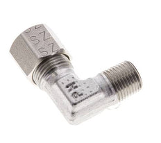 1/8'' NPT Macho x 8LL Acero inoxidable Codo de 90 grados Anillo de corte 100 Bar DIN 2353