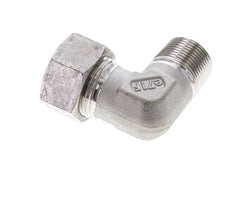 3/4'' NPT Macho x 22L Acero inoxidable Codo de 90 grados Anillo de corte 160 Bar DIN 2353