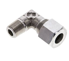 3/8'' NPT Macho x 14S Acero inoxidable Codo de 90 grados Anillo de corte 630 Barra DIN 2353