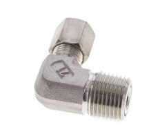 1/2'' NPT Macho x 6S Racor de compresión de 90 grados de acero inoxidable 630 Bar DIN 2353