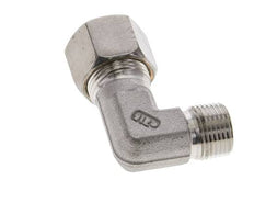 3/8'' NPT Macho x 12S Codo de compresión de 90 grados de acero inoxidable 630 Bar DIN 2353