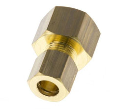 G 3/8'' x 8mm Racor de compresión recto de latón 135 Bar DIN EN 1254-2