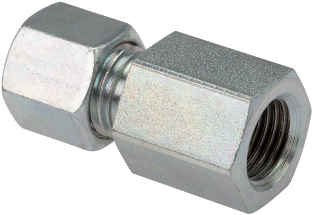 G 1/8'' x 6L Anillo de corte recto de acero galvanizado 315 Barra DIN 2353 [2 Piezas]