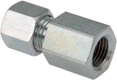 G 1/8'' x 6L Anillo de corte recto de acero galvanizado 315 Barra DIN 2353 [2 Piezas]