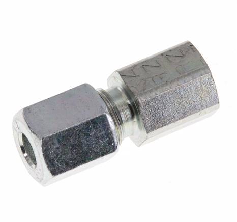 G 1/8'' x 6L Anillo de corte recto de acero galvanizado 315 Barra DIN 2353 [2 Piezas]