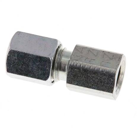 G 1/8'' x 6L Anillo de corte recto de acero galvanizado 315 Barra DIN 2353 [2 Piezas]