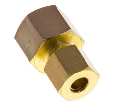 G 1/4'' x 6mm Racor de Compresión Recto 150 Bar DIN EN 1254-2 [2 Piezas]