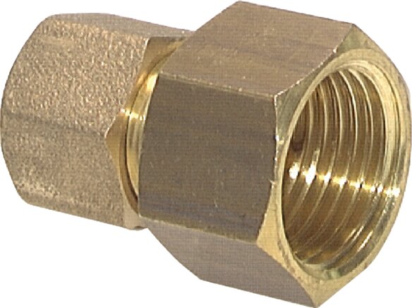 G 1/4'' x 6mm Racor de Compresión Recto 150 Bar DIN EN 1254-2 [2 Piezas]