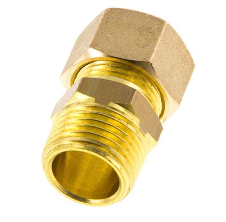 R 1/2'' Macho x 15mm Racor de compresión recto 82 Bar DIN EN 1254-2