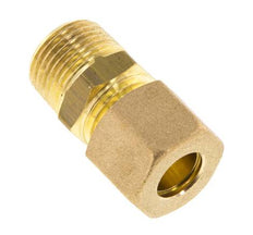 R 3/8'' Macho x 10mm Racor de compresión recto de latón 95 Bar DIN EN 1254-2