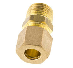 R 3/8'' Macho x 10mm Racor de compresión recto de latón 95 Bar DIN EN 1254-2